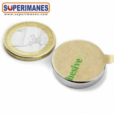 IMÁN NEODIMIO 25x5mm ADHESIVO