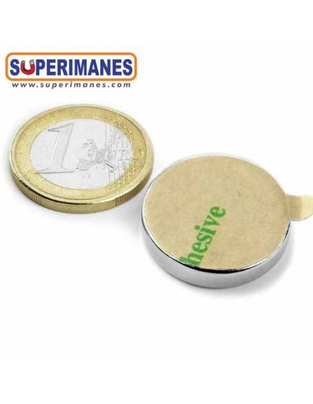 IMÁN NEODIMIO 25x5mm ADHESIVO
