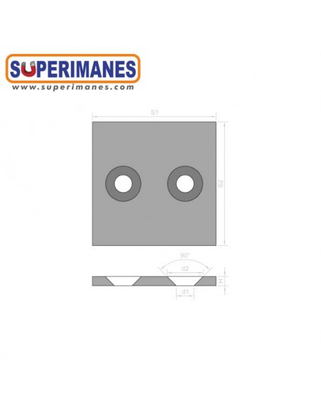 BASE PARA ATORNILLAR BA-40-40-03