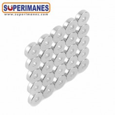 IMÁN NEODIMIO ARO Ø6/2mm, 2mm alto 2