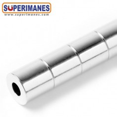 IMÁN NEODIMIO ARO Ø12/5mm, 12mm alto 2