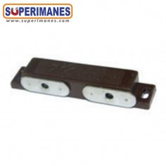 CIERRE DOBLE 95x22x14MM MARRÓN