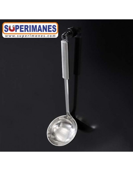 IMÁN CON GANCHO 25mm NEGRO