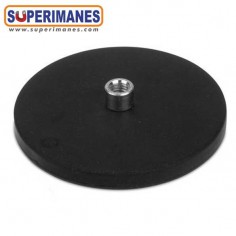 IMÁN GOMA CASQUILLO ROSCA Ø 66 MM 2