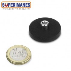 IMÁN GOMA CASQUILLO ROSCA Ø 31 MM