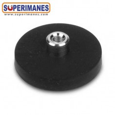 IMÁN GOMA CASQUILLO ROSCA Ø 22 MM 2