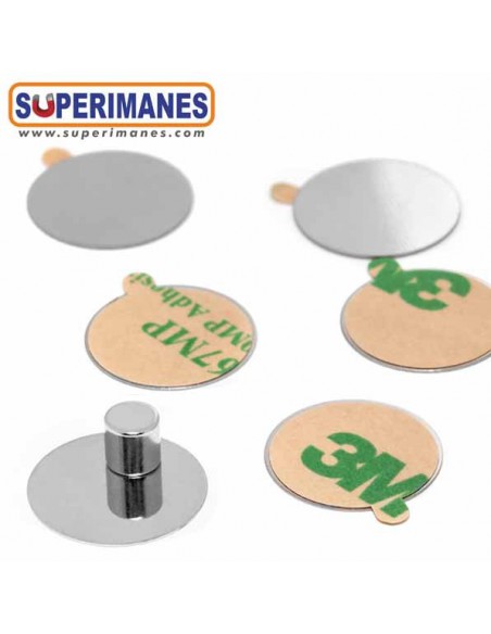 DISCOS ACERO FINO ADHESIVOS