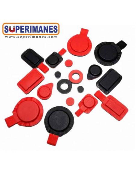 3000 GAUSS - CONJUNTO 4 DISCOS BIOMAGNÉTICO PF-50-10E