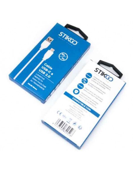 CABLE USB-C A USB BLANCO