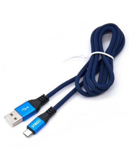 CABLE USB A MICRO-USB AZUL