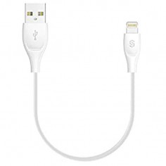 CABLE USB A LIGHTNING BLANCO, 20CM