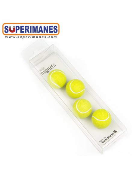 IMANES PELOTA TENIS-PADEL SET 4uds.