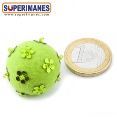 IMANES FIELTRO FLORES SET 3uds. 2