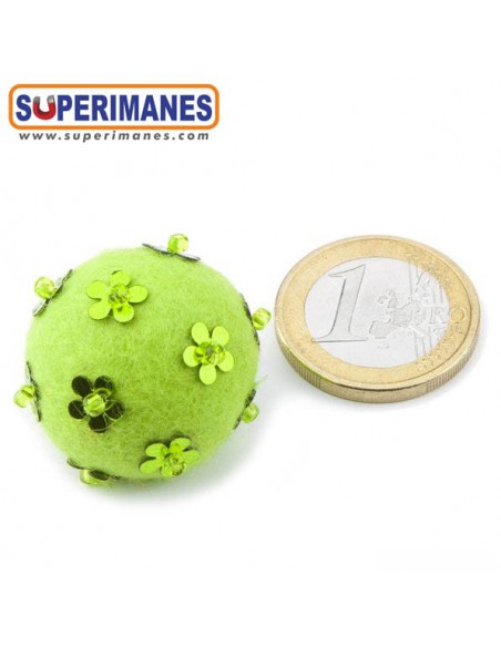 IMANES FIELTRO FLORES SET 3uds.