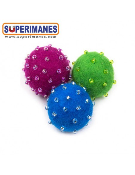 IMANES FIELTRO PERLAS SET 3uds.