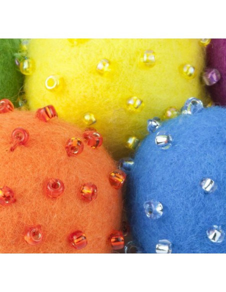 IMANES FIELTRO PERLAS SET 3uds.
