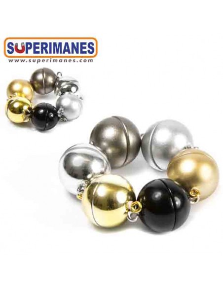 CIERRE MAGNÉTICO BISUTERÍA REDONDO 15mm