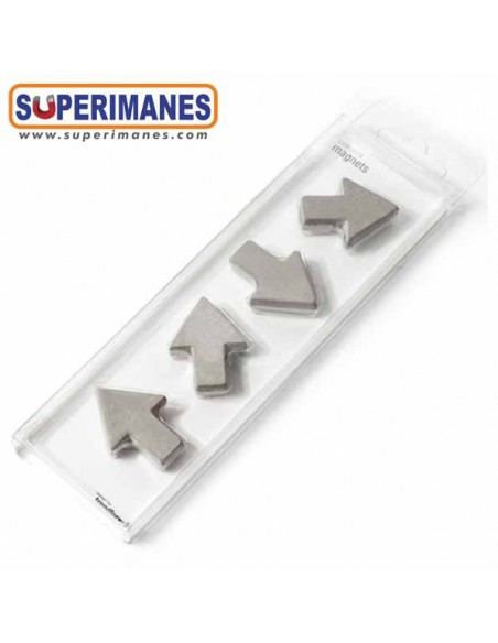 IMANES FLECHAS HORMIGÓN SET 4uds.