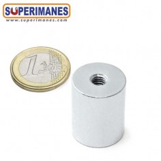 BASE NEODIMIO CILÍNDRICA 20x25mm M6 (BMCR-20)