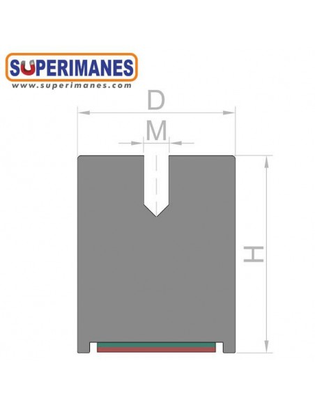 BASE NEODIMIO CILÍNDRICA 13x20mm M4 (BMCR-13)
