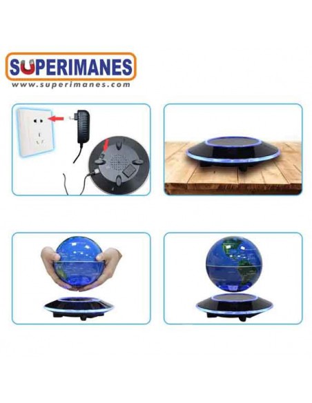 GLOBO TERRÁQUEO FLOTANTE