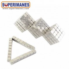 SET 100 CUBOS MAGNÉTICAS 5mm NÍQUEL 2
