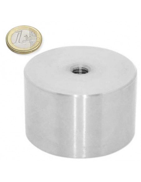 BASE NEODIMIO CILÍNDRICA 60x45mm M8 (BMCR-60)