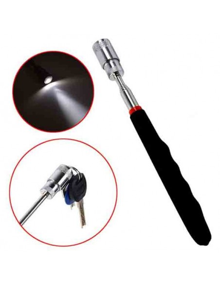 RECOGEDOR EXTENSIBLE CON LUZ MAGNÉTICO 
