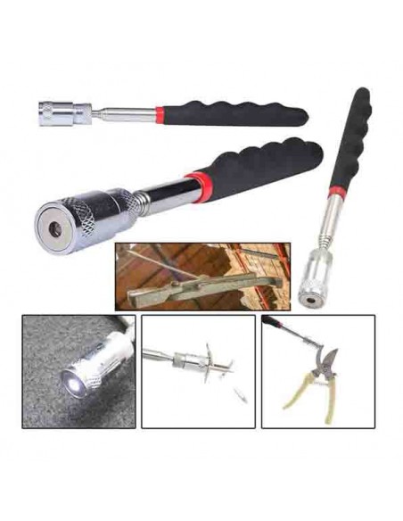 RECOGEDOR EXTENSIBLE CON LUZ MAGNÉTICO 