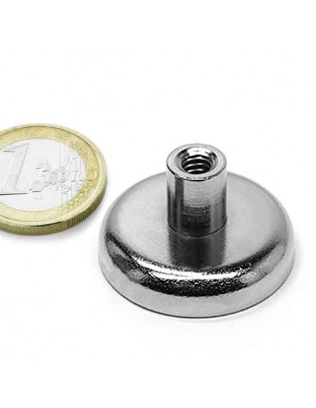 Imán casquillo roscado Ø32mm M6