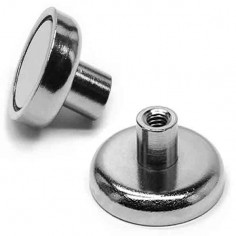 Imán casquillo roscado Ø32mm M6 2