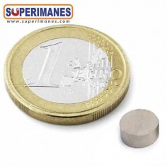 Imán samario disco Ø 6x3mm