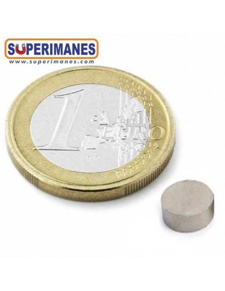 Imán samario disco Ø 6x3mm