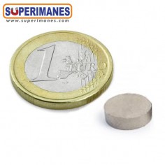 Imán samario disco  Ø 10x6 mm