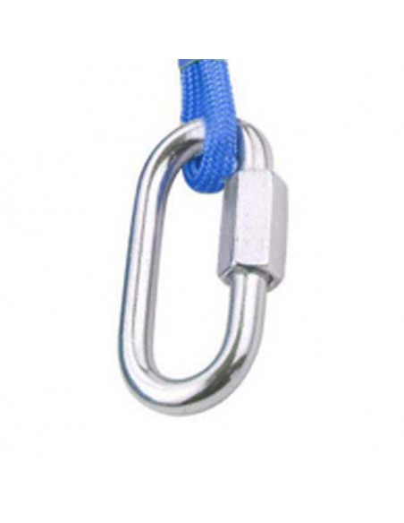 MOSQUETÓN 58x6mm ESLABÓN C/ SEGURIDAD