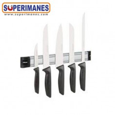 SOPORTE CUCHILLOS GRIS-NEGRO, 30CM