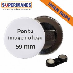 CHAPA IMÁN ROPA 59mm PERSONALIZADA