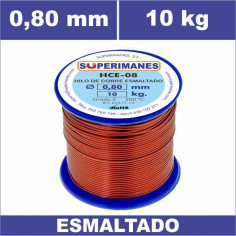 HILO COBRE Ø 0.80 MM 10KG ESMALTADO