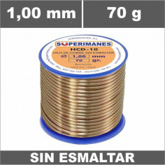 HILO COBRE Ø 1.00 MM 100G SIN ESMALTAR
