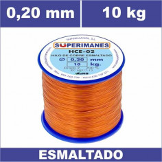 HILO COBRE Ø 0.20 MM 10KG ESMALTADO