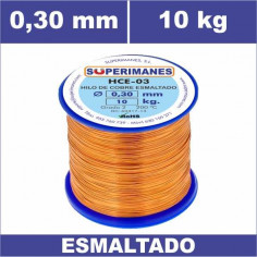 HILO COBRE Ø 0.30 MM 10KG ESMALTADO