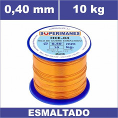 HILO COBRE Ø 0.40 MM 10KG ESMALTADO