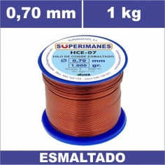 HILO COBRE Ø 0.70 MM 1KG ESMALTADO