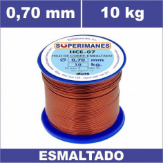HILO COBRE Ø 0.70 MM 10KG ESMALTADO