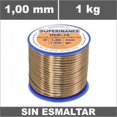 HILO COBRE Ø 1.00 MM 1KG SIN ESMALTAR