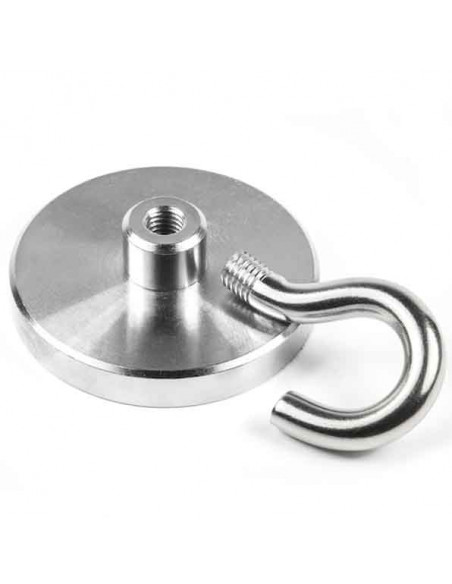 Imán en recipiente con gancho 75mm IRG-75