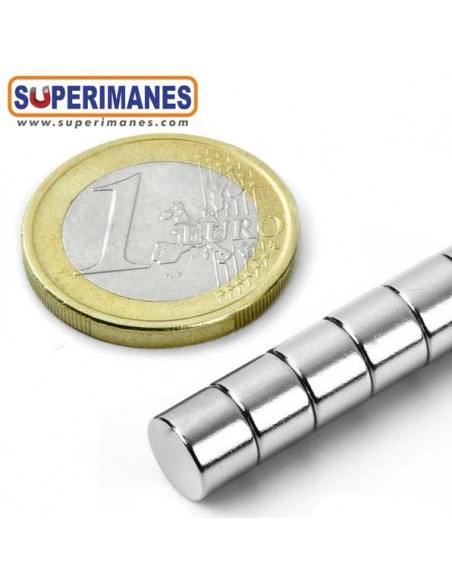IMÁN NEODIMIO 8x6mm N52