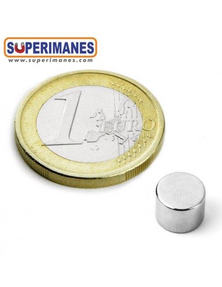 IMÁN NEODIMIO 8x6mm N52