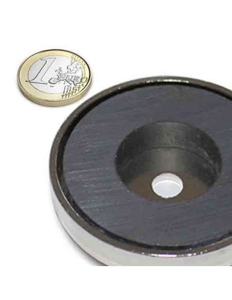 Base magnética ferrita taladro cilindrico IRT-FE-80