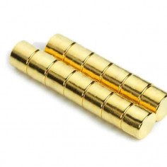 IMÁN NEODIMIO DISCO 4x4mm DORADO 2